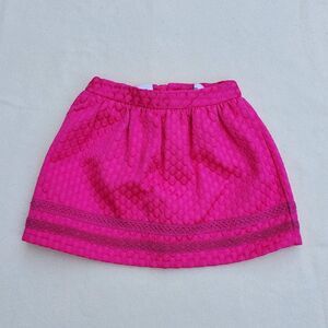 Genuine Kids from OshKosh Pink Textured A-Line Mini Skirt